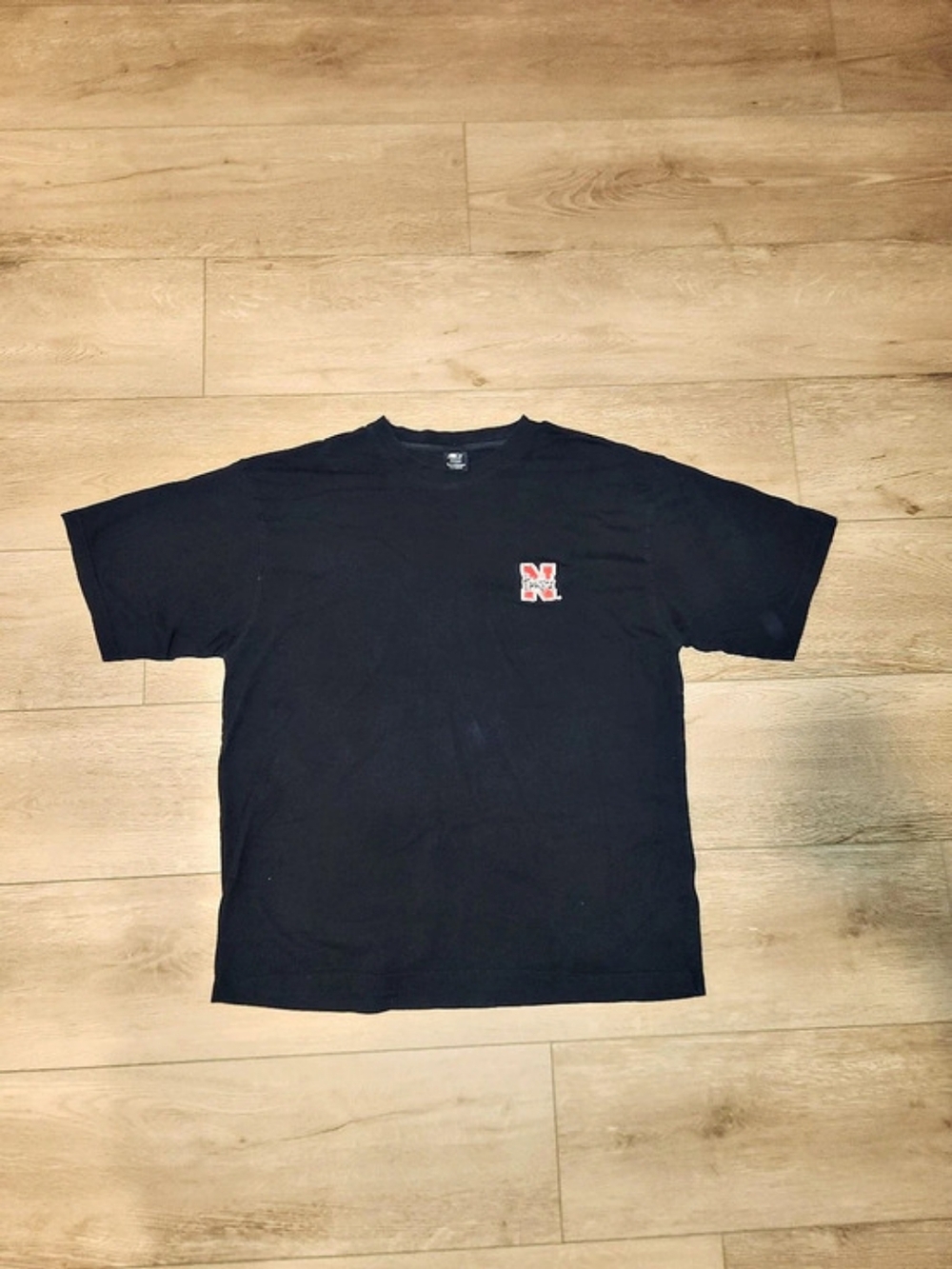Vintage Y2K NCAA Black & Red Starter Embroidered Logo Spellout Men's Size Xtra L